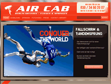 Tablet Screenshot of aircab.de
